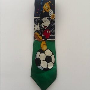 Soccer Tie - Navy and Green
